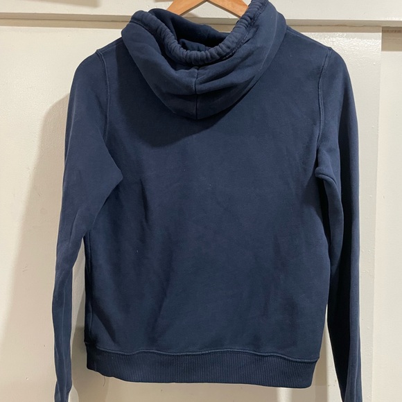 Hollister Navy Blue Hoodie with Logo Small - Picture 4 of 7
